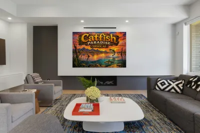 Catfish Paradise Topock AZ - Graphic design Reproduction