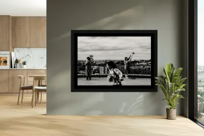 Egoportrait sur le Mont-Royal Reproduction