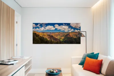 Panorama of the Waimea Canyon on Kauai Reproduction