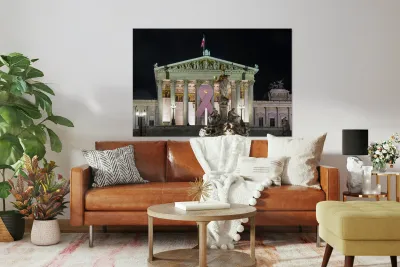 Parliament in Vienna Austria Reproduction