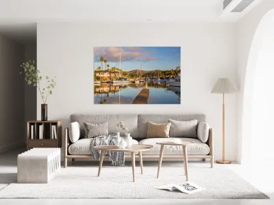 Expensive homes and boats ventura Reproduction