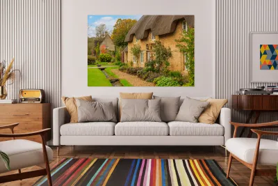 Minster Lovell in Cotswold district of England Reproduction