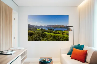 Derwent Water from Castlehead viewpoint Reproduction