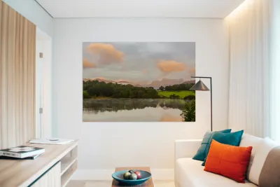 Sunrise at Loughrigg Tarn in Lake District Reproduction