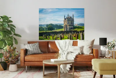 Churchyard and lodges in Chipping Campden Reproduction