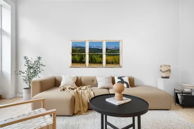 Autumn View Colorado Indian Peaks Window Wt Reproduction