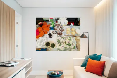 Farmers Market -- Custom Cheeses 2 Reproduction