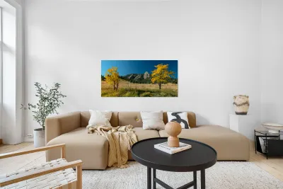 fall boulder colorado flatiron  Panorama Reproduction