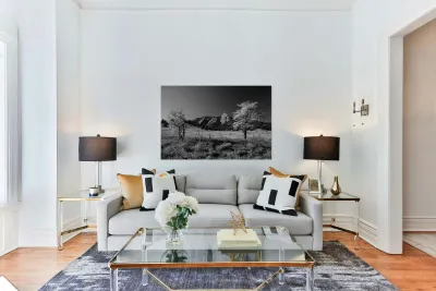 Boulder Colorado Flatirons Black White Reproduction