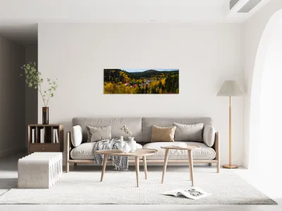 Ward Colorado Panoramic Autumn View Reproduction