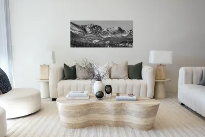 Ypsilon Mountain Fairchild Mountain Panorama Reproduction