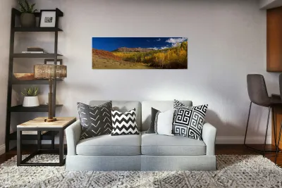 SW Rocky Mountain Autumn Panorama View Reproduction