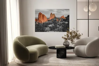 Garden of the Gods with Selective Color Reproduction