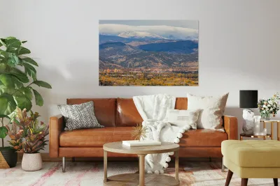 University of Colorado Boulder Autumn West View Reproduction