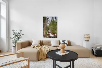 Colorado Rocky Mountain Flowing Stream Reproduction