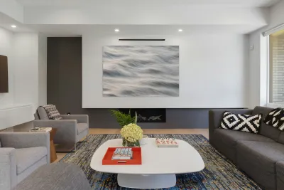 Silky Flowing River Abstract Reproduction