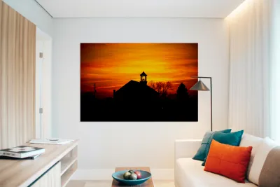 Sunset Church Reproduction