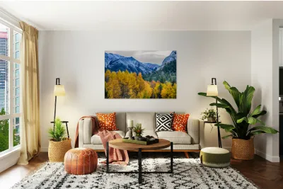 Colorful Crested Butte Colorado Reproduction