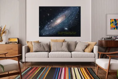 M31 Andromeda Galaxy NGC 224 Reproduction
