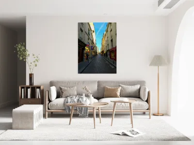 Streets of Paris -- Rue Mouffetard 2 Reproduction