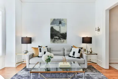 Cape Florida lighthouse in colorized charcoal Reproduction