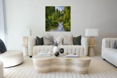 Ducks in a jungle pond Reproduction