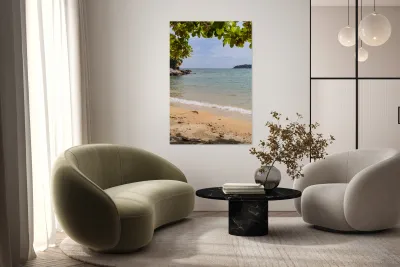 Rawai beach with island view Reproduction