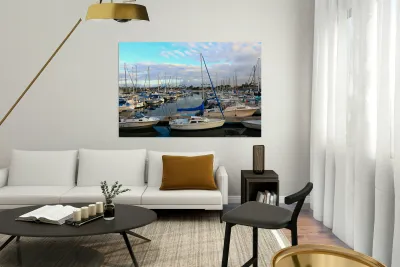 Sea of Boats Reproduction