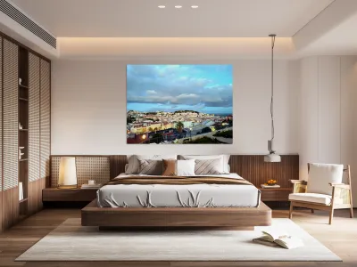 Lisbon Landscape 2 Reproduction