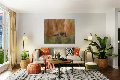 Buffalo Calf Tender Moment Reproduction