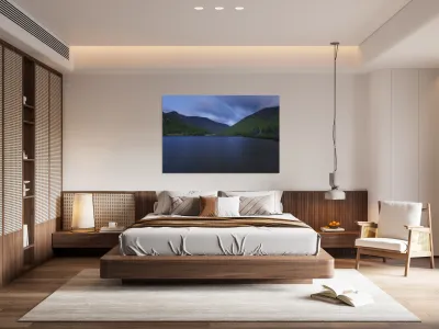 Echo Lake - Franconia Notch State Park New Hampshire Reproduction