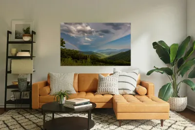 Storm over Blue Ridge Mountains Reproduction