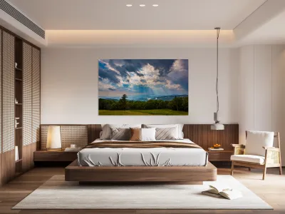 Storm over Blue Ridge Mountains Reproduction