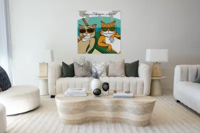 BadCatz Beach Bums 1B Reproduction