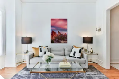 Garden Gods Sunset Sky Portrait Reproduction