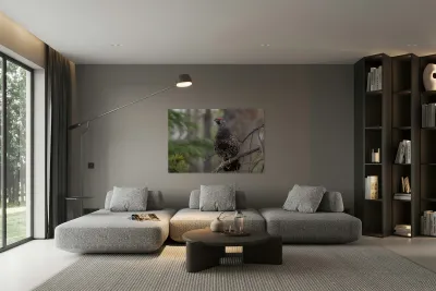 Male Spruce Grouse Reproduction