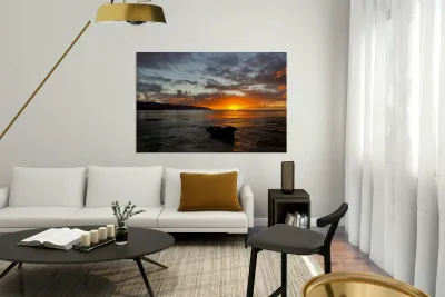 Tropical Sunset Reproduction