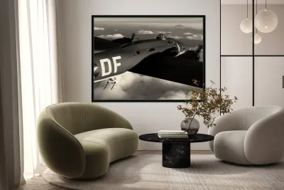 Boeing B-17 Flying Fortress BW Reproduction