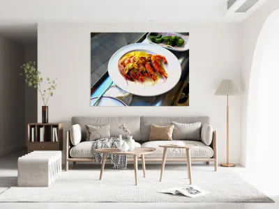 Gambas Rojas  at Barrafina Reproduction