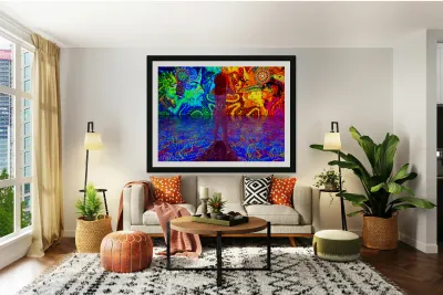 Psychedelic Ayahuasca Journey Reproduction