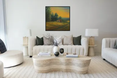 Tranquility. Countryside. Reproduction