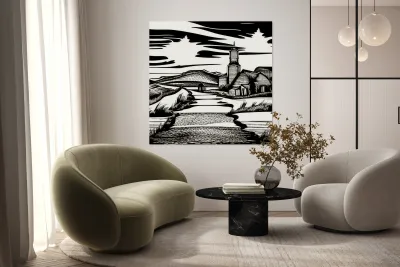 The Farm House. Reproduction