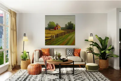 The Rural Oasis. Countryside. Reproduction