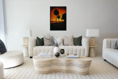 Sunset Stroll on Saint Simons Island Reproduction