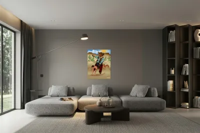 Save A Bull Ride A Cowboy Reproduction