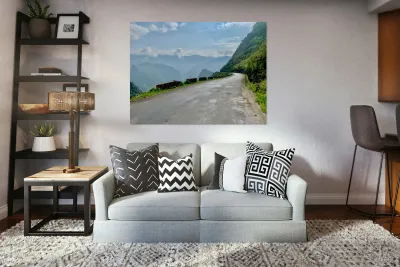 Follow the Mountain Road Reproduction