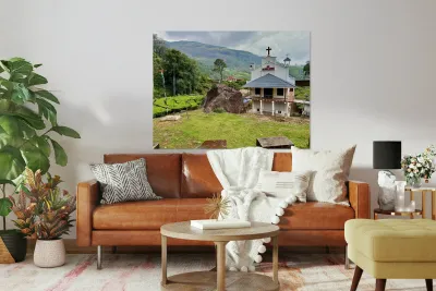 Chuch in Tea Plantations Reproduction