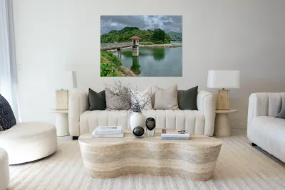 Tower on the Lake Reproduction