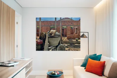 Brick House On the Way Reproduction