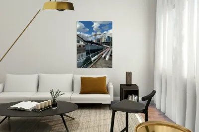 Boat in the City Reproduction